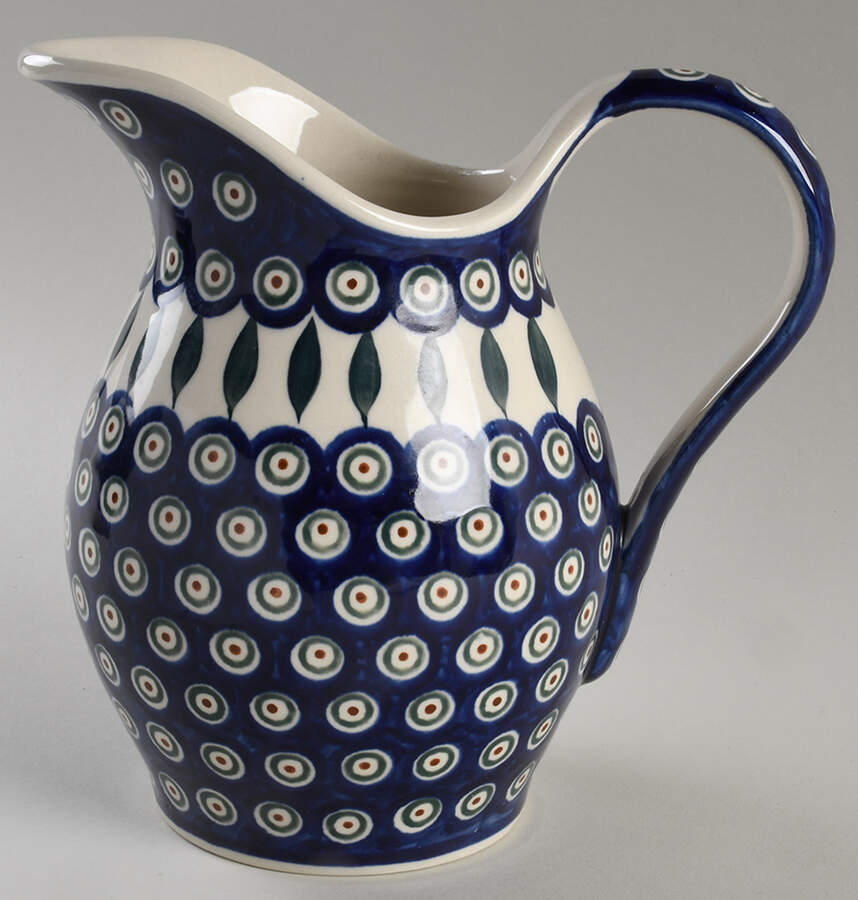 Peacock 60 Oz Pitcher by BOLESLAWIEC-1