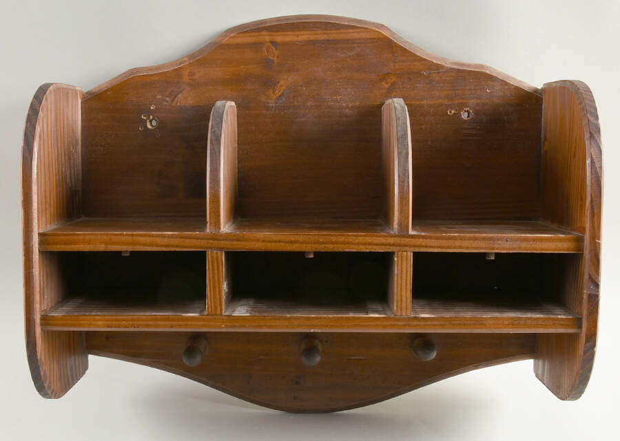 Peacock Wood Kitchen Shelf No Canisters Or Drawers by BOLESLAWIEC-1