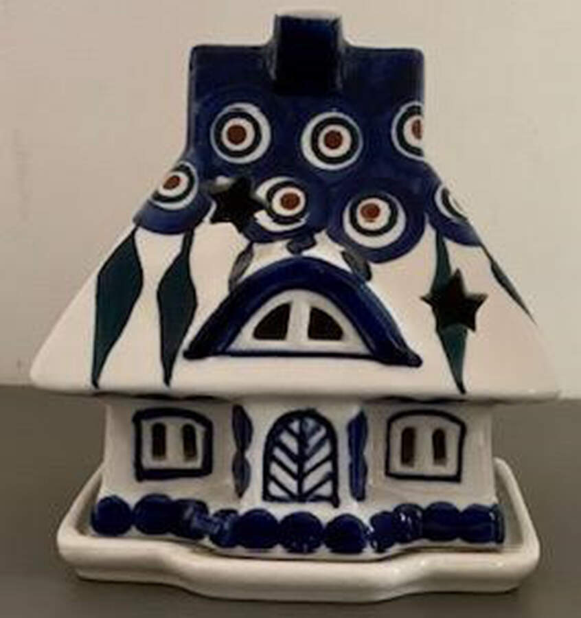 Peacock 2 Piece Luminary Tea Light by BOLESLAWIEC-1
