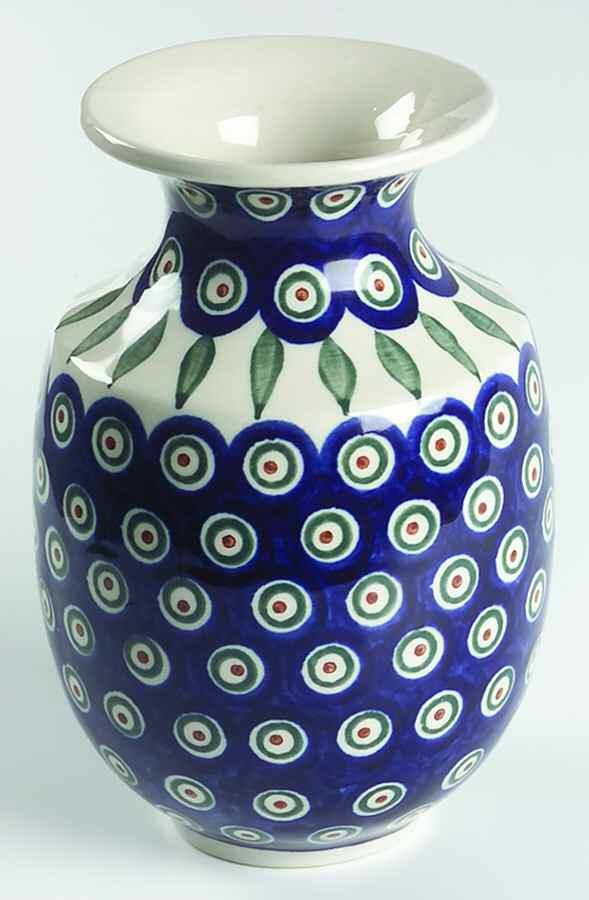Peacock 7" Vase by BOLESLAWIEC-1