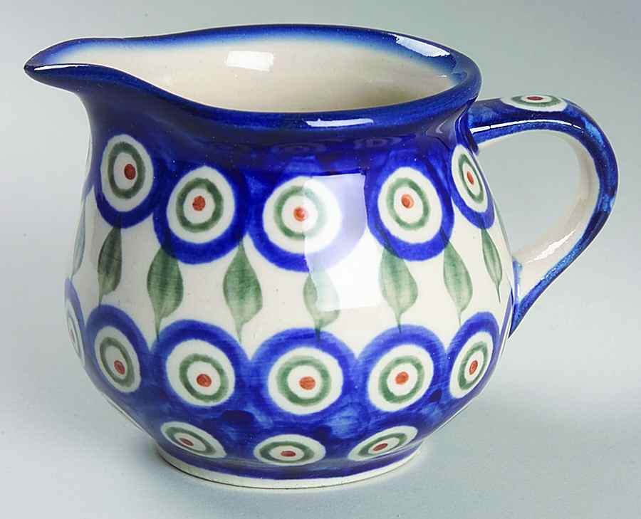 Peacock Creamer by BOLESLAWIEC-1