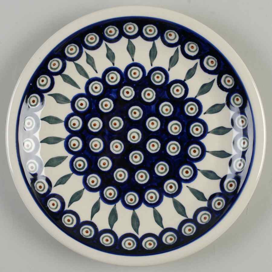 Peacock Dinner Plate by BOLESLAWIEC-1