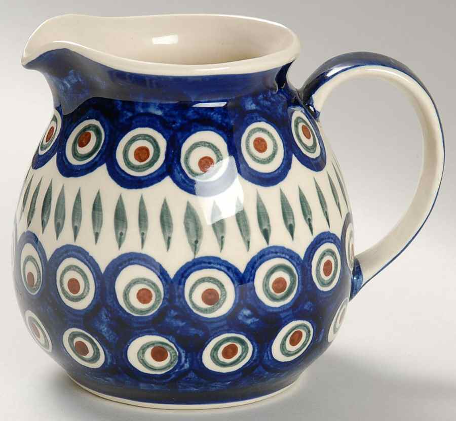 Peacock 24 Oz Pitcher by BOLESLAWIEC-1