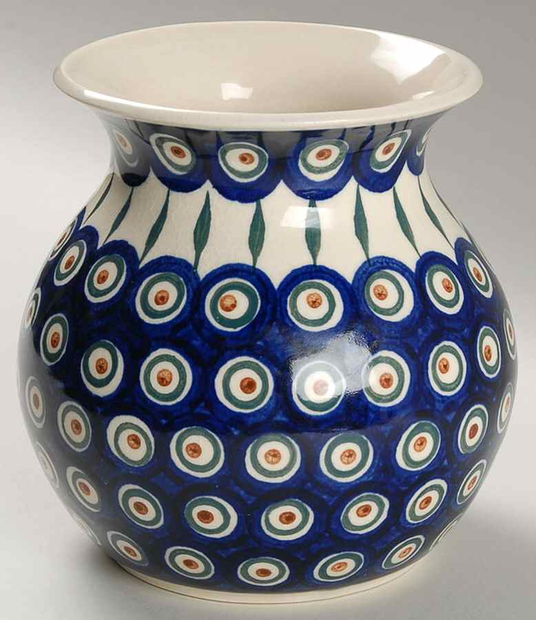 Peacock 5" Vase by BOLESLAWIEC-1