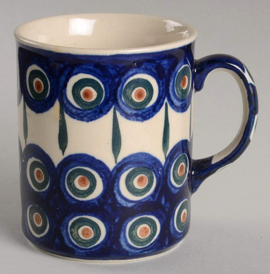 Peacock Mug by BOLESLAWIEC-1
