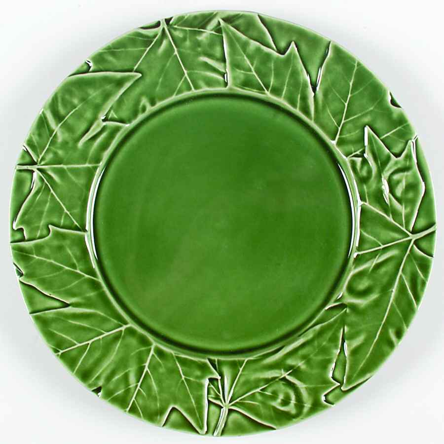 Maple Green Dinner Plate by Bordallo Pinheiro-1