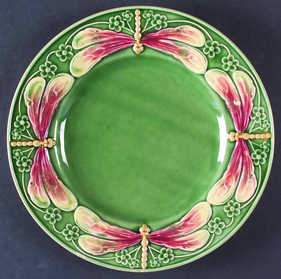Dragonfly (Multicolor) Dinner Plate by Bordallo Pinheiro-1