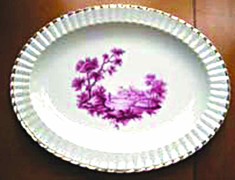 BER477 11" Oval Serving Platter by Bernardaud-1