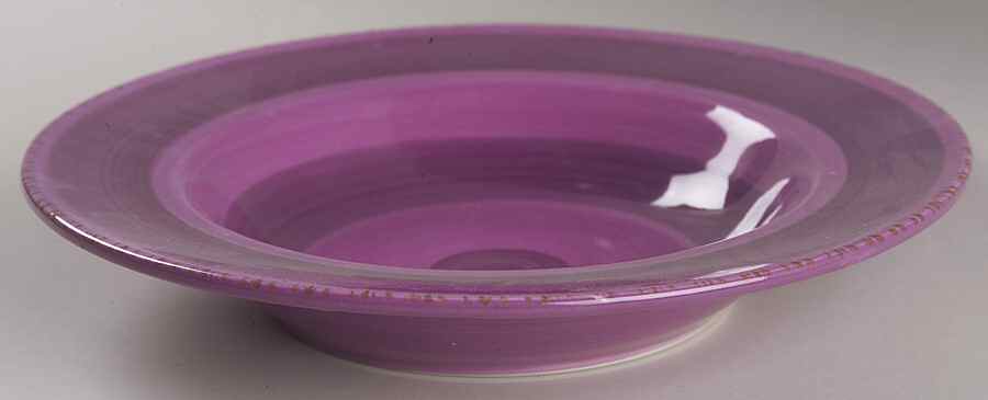 Pastis (Dots and Stripes) Large Rim Soup Bowl by Bella-1