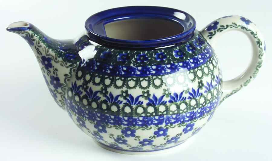 BOW8 Teapot No Lid by BOLESLAWIEC-1