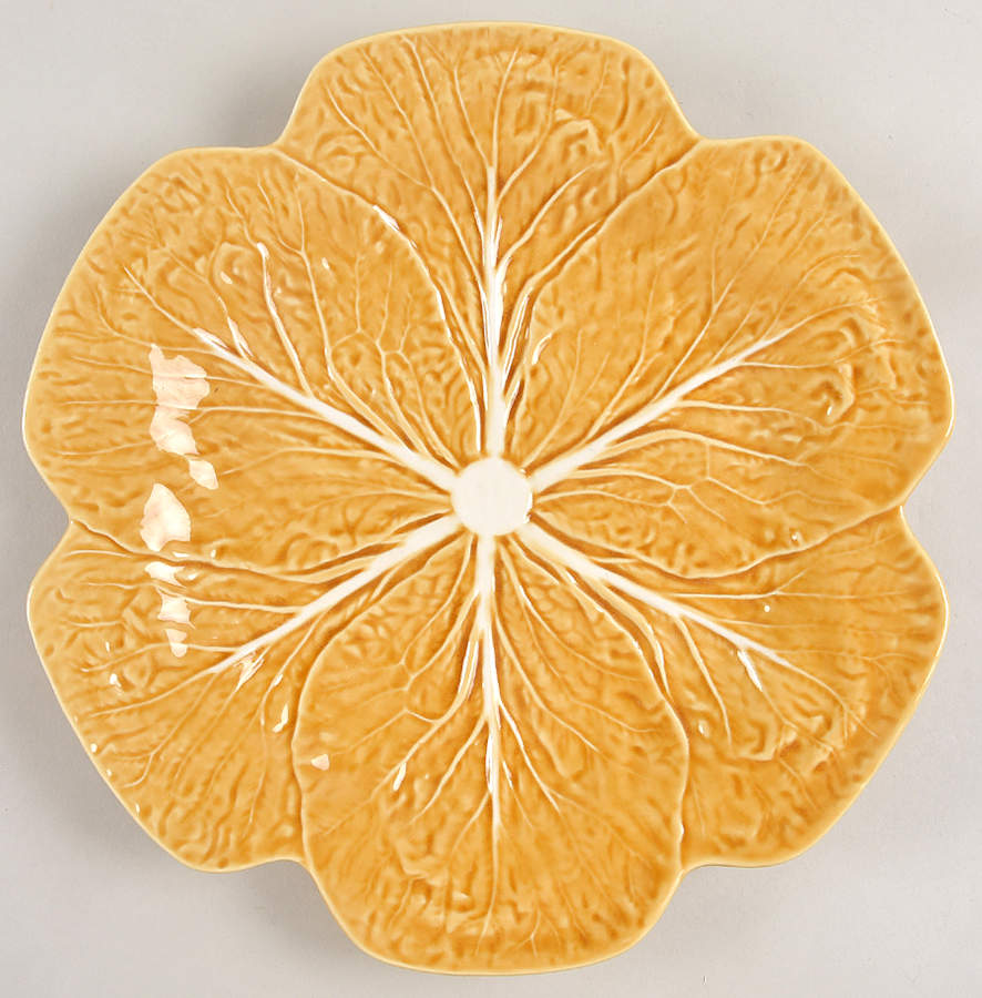 Cabbage Honey Gold Dinner Plate by Bordallo Pinheiro-1