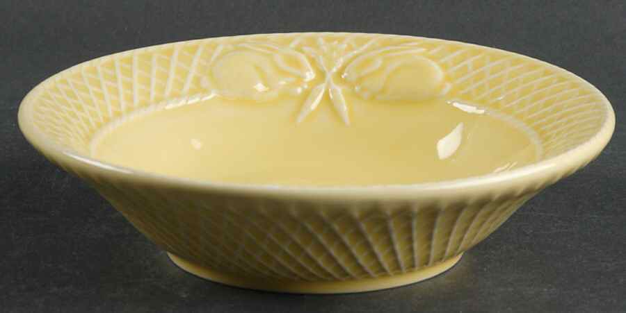 Rabbit Yellow Coupe Soup Bowl by Bordallo Pinheiro-1