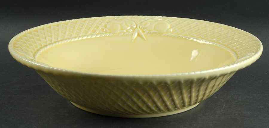Rabbit Yellow 13" Large Salad Serving Bowl by Bordallo Pinheiro-1