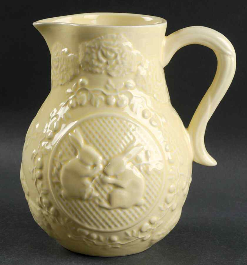 Rabbit Yellow 48 Oz Pitcher by Bordallo Pinheiro-1