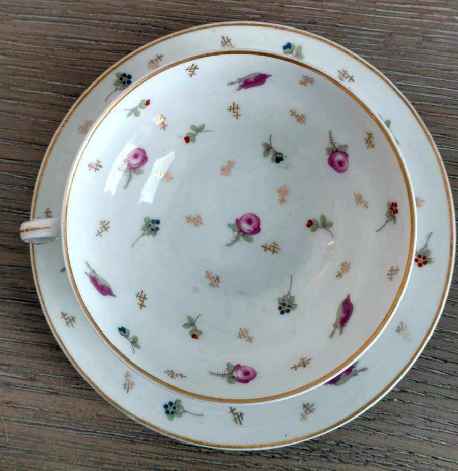 BOY38 Footed Cup & Saucer Set by Georges Boyer-1