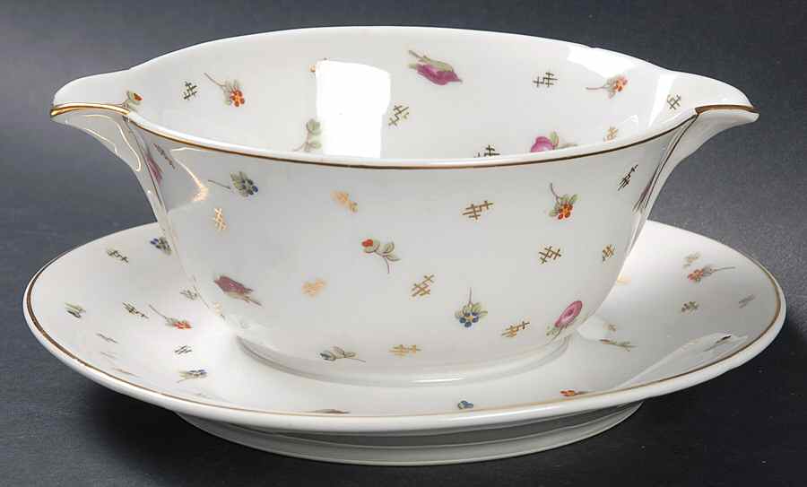 BOY38 Gravy Boat with Attached Underplate by Georges Boyer-1