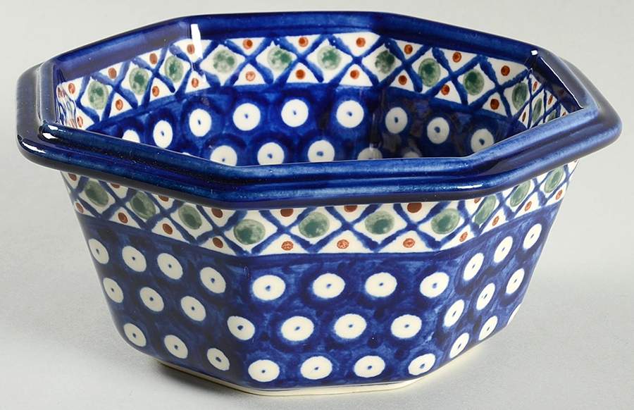 BOW11 6" Octagonal Vegetable Bowl by BOLESLAWIEC-1