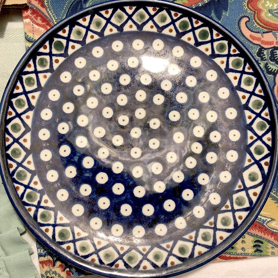 BOW11 Salad Plate by BOLESLAWIEC-1