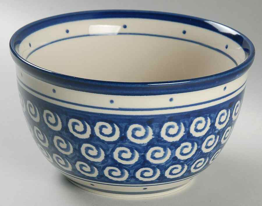 Swirl 6" Mixing Bowl by BOLESLAWIEC-1