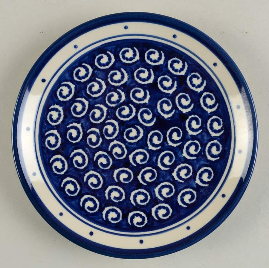Swirl Salad Plate by BOLESLAWIEC-1