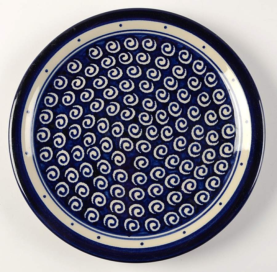 Swirl Dinner Plate by BOLESLAWIEC-1