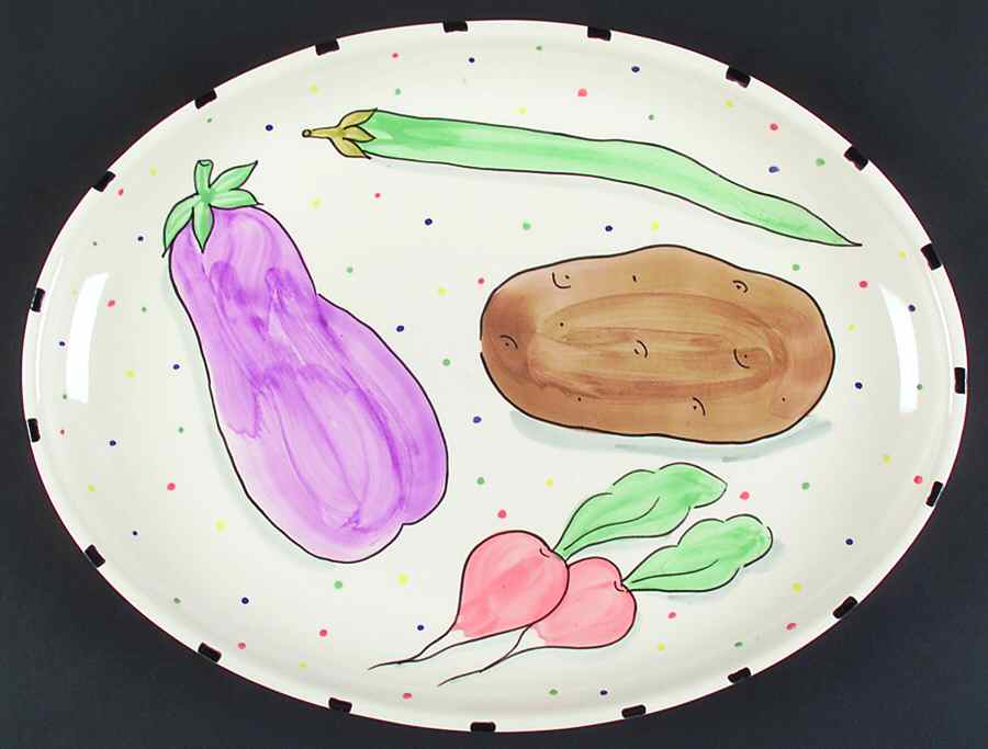 BLO18 16" Oval Serving Platter by Block-1