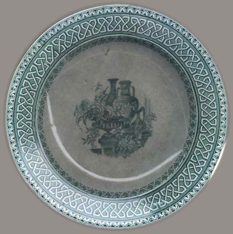 Princess Alexandra Green Dinner Plate by Bodley & Harrold-1