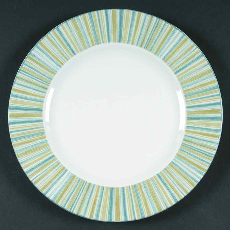 Soho Blue Dinner Plate by B.Smith W-Style (Pts-1