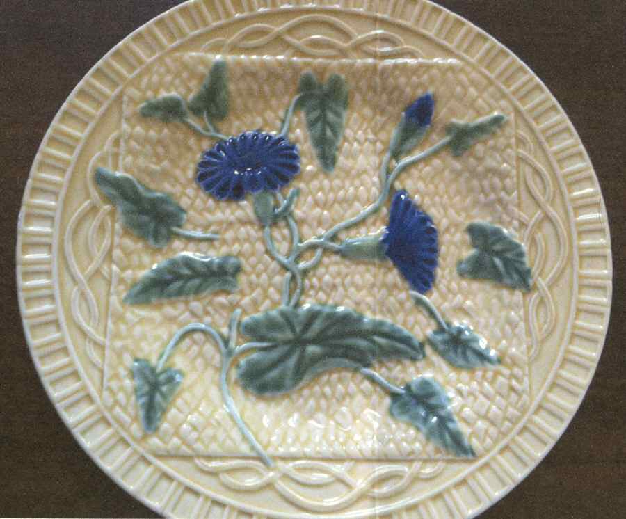 Morning Glory Dinner Plate by Bordallo Pinheiro-1