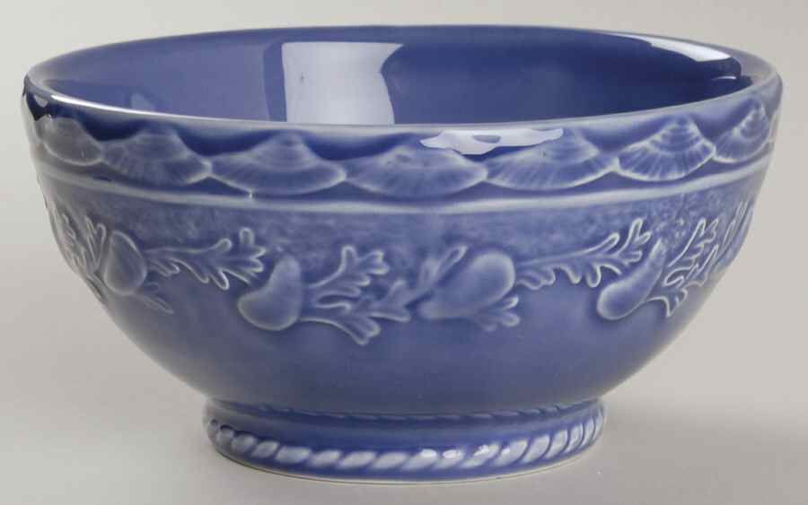 Seashell Service Blue Soup/Cereal Bowl by Bordallo Pinheiro-1