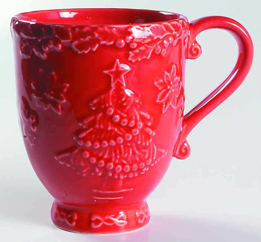 Poinsettia (Christmas) Mug by Bordallo Pinheiro-1
