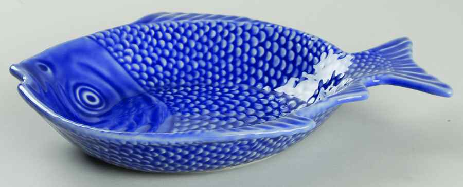 Fish Blue Coupe Soup Bowl by Bordallo Pinheiro-1