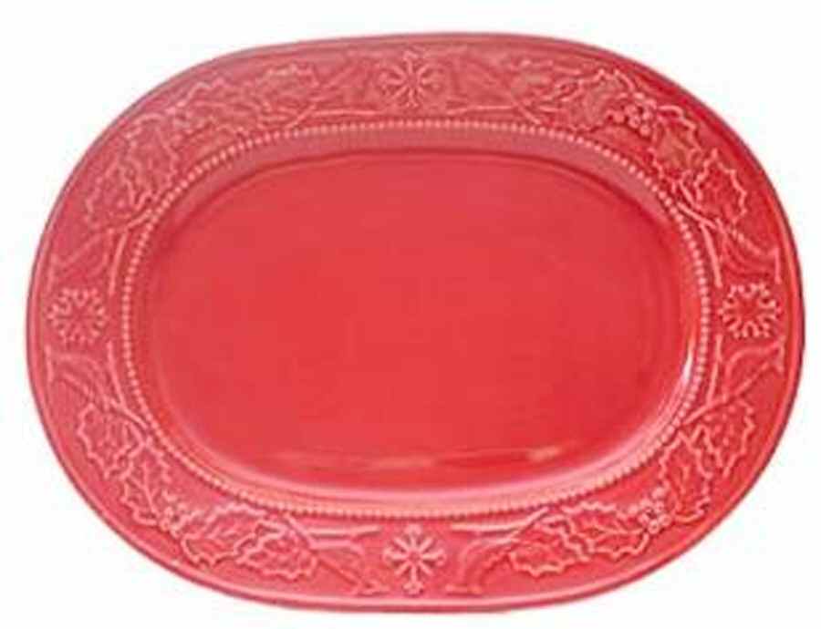 Cardinal 14" Oval Serving Platter by Bordallo Pinheiro-1