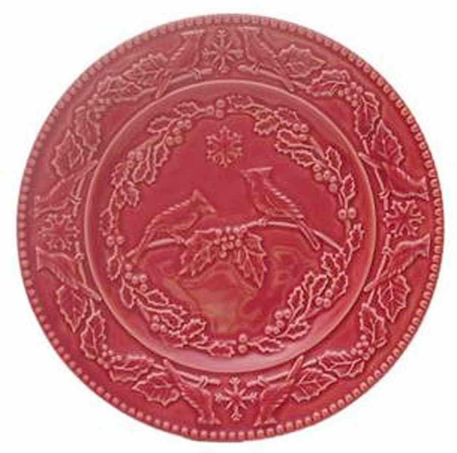 Cardinal Salad/Dessert Plate by Bordallo Pinheiro-1