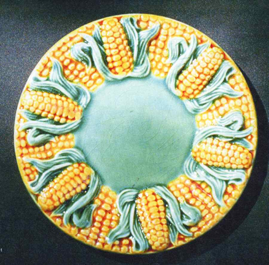 Corn Salad Plate by Bordallo Pinheiro-1