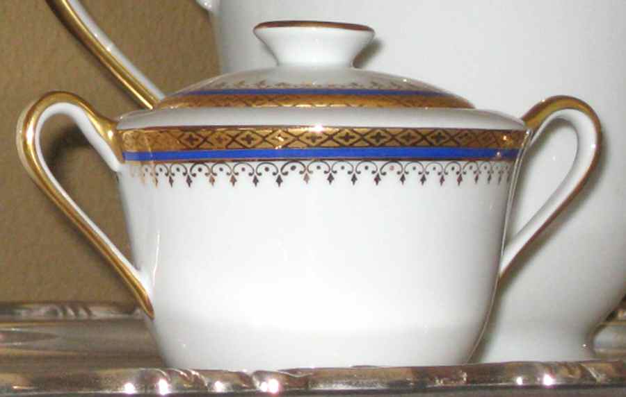 BOY40 Sugar Bowl & Lid by Georges Boyer-1