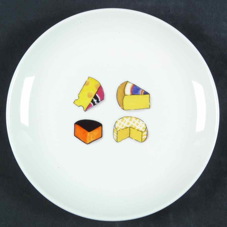 Gourmet Wine and Cheese Individual Cheese Plate by Boston Warehouse-1