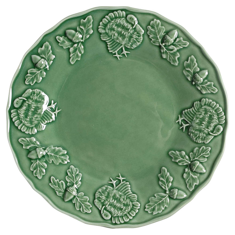 Turkey Green Salad Plate by Bordallo Pinheiro-1