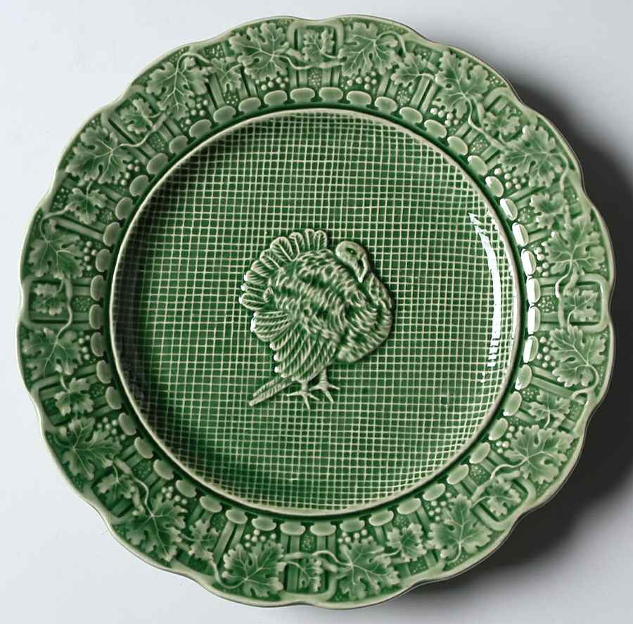 Turkey Green Salad Plate by Bordallo Pinheiro-1