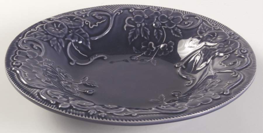 Flowers Purple 9" Soup/Pasta Bowl by Bordallo Pinheiro-1