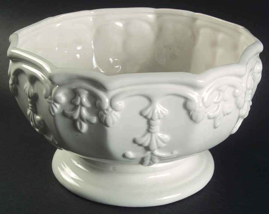 White Lace 10" Round Serving Bowl by Bico Int'L-1