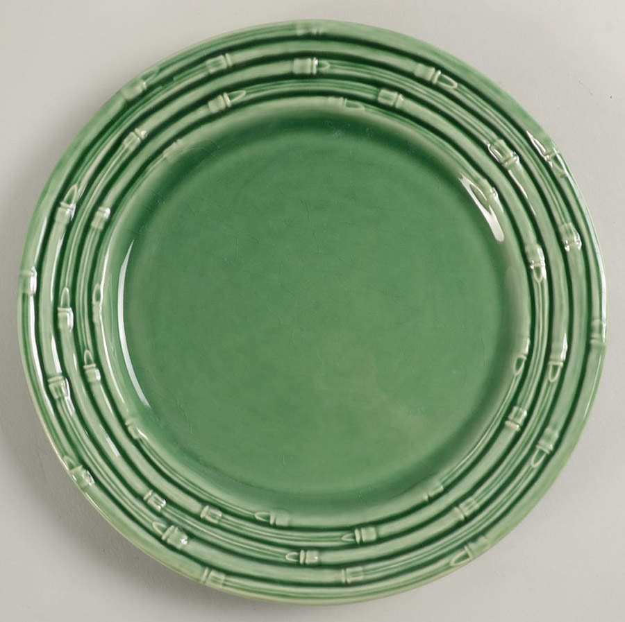 Bamboo Salad Plate by Bordallo Pinheiro-1