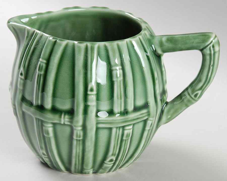 Bamboo Creamer by Bordallo Pinheiro-1
