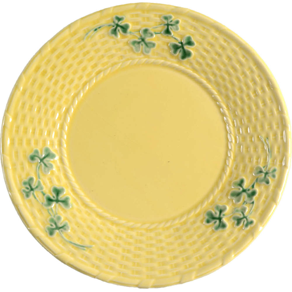 Shamrock Salad Plate by Bordallo Pinheiro-1