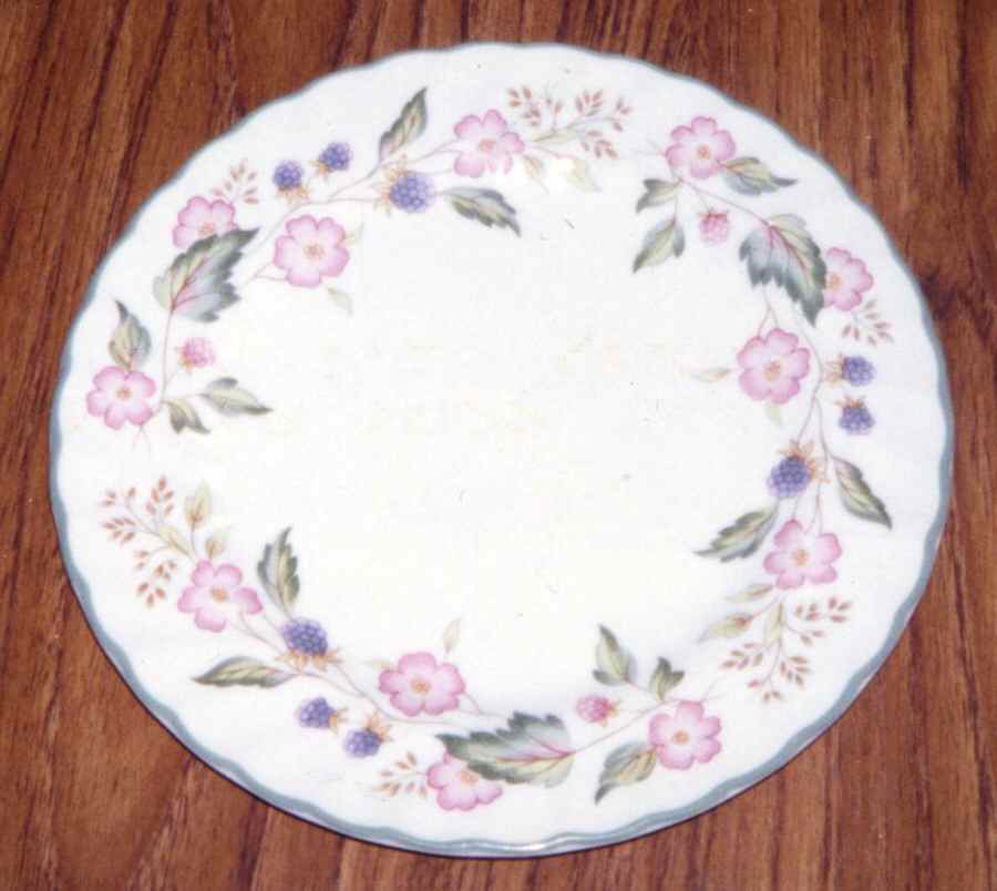 Victorian Rose Salad Plate by British Home Stores-1