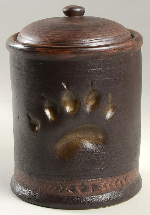 Maskwa Ridge Cookie Jar & Lid by Big Sky Carvers-1
