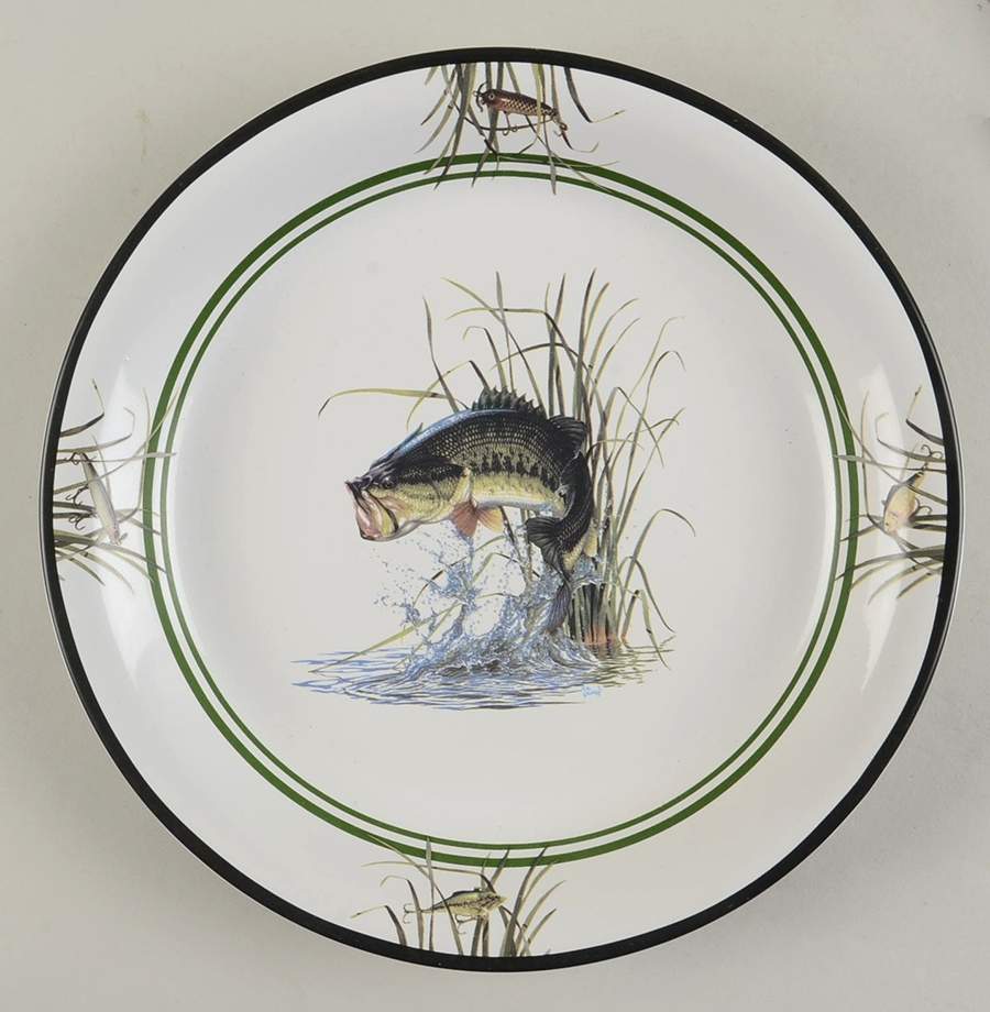 Largemouth Bass Dinner Plate by Bass Pro Shops-1