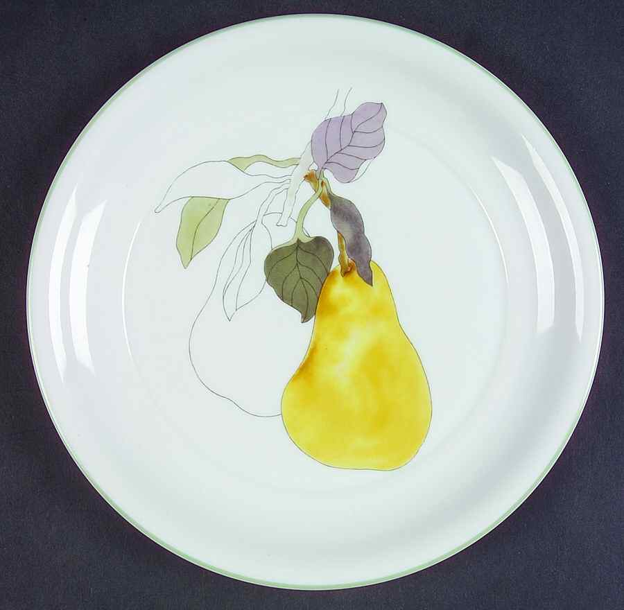 Pear (Coupe) Salad Plate by Block-1