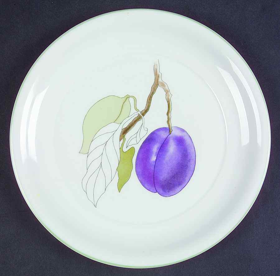 Plum (Coupe) Salad Plate by Block-1