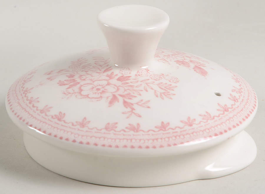 Asiatic Pheasants Pink Lid for Teapot by Burgess & Leigh-1